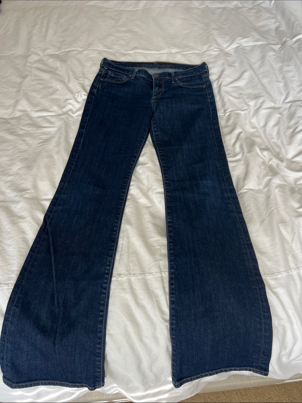 Citizens Of Humanity Dark Indigo Flare Jeans